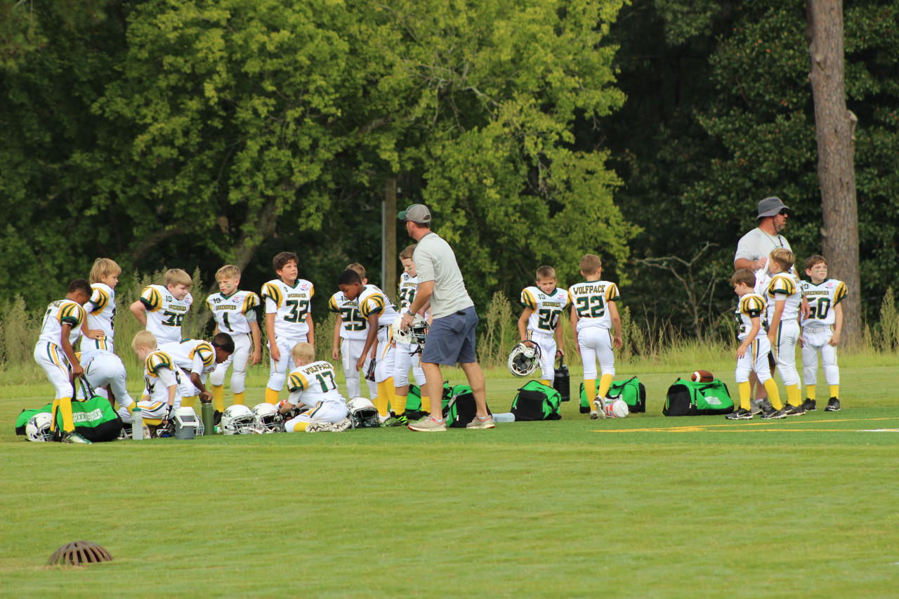 8U Augusta United vs Greenbrier East Georgia Pop Warner Football Game 28 August 2021