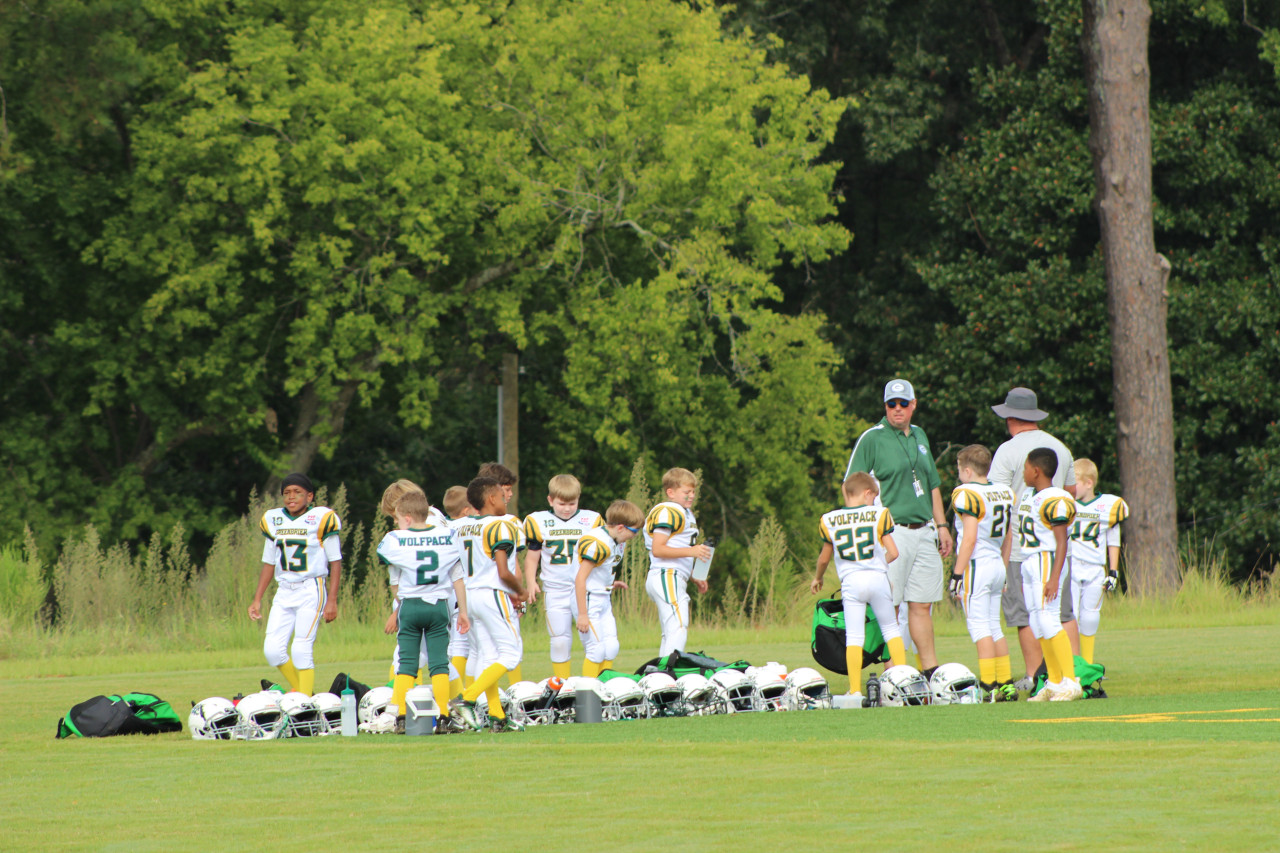 8U Augusta United vs Greenbrier East Georgia Pop Warner Football Game 28 August 2021