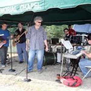 Will Dockery with the Conley Brothers Band