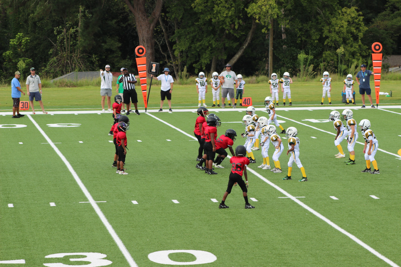 8U Augusta United vs Greenbrier East Georgia Pop Warner Football Game 28 August 2021