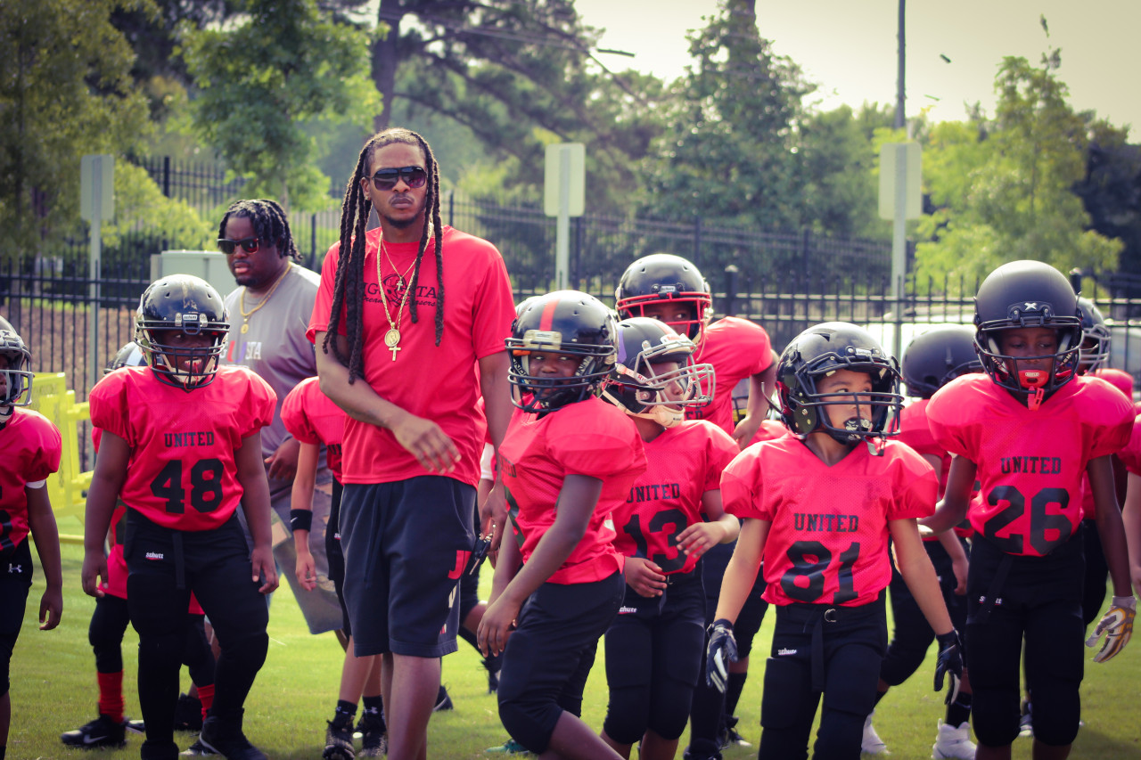 8U Augusta United vs Greenbrier East Georgia Pop Warner Football Game 28 August 2021