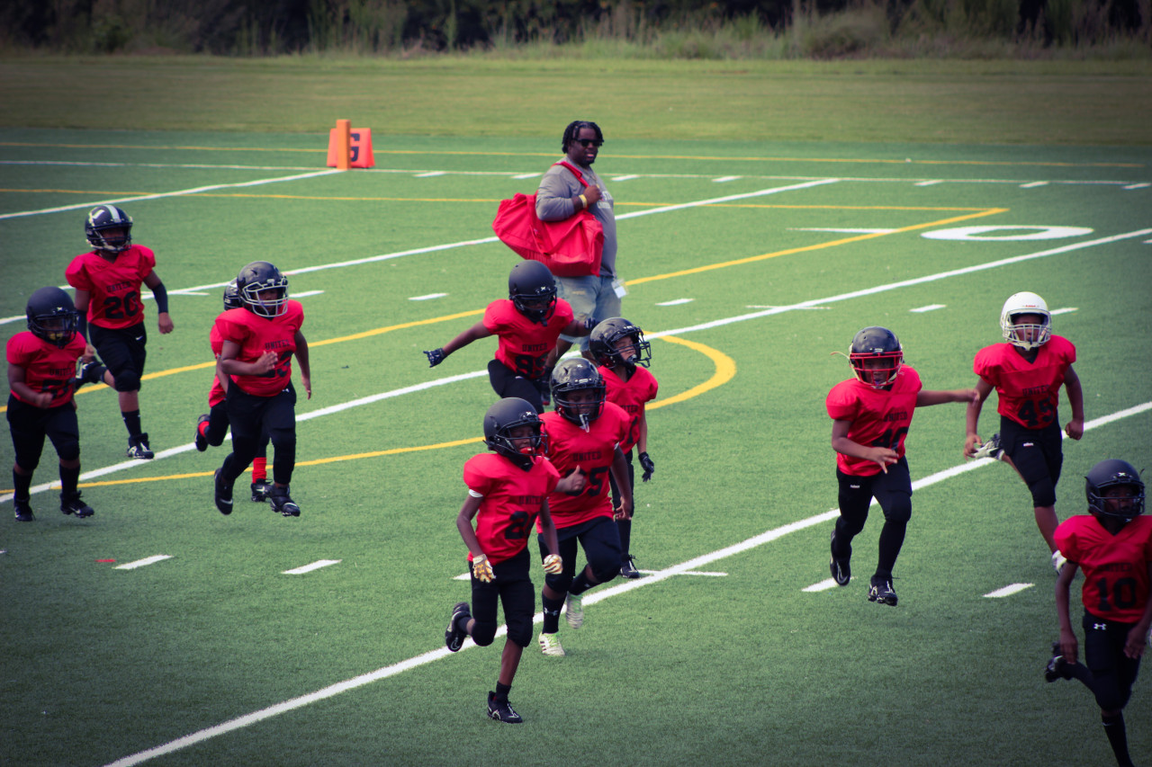 8U Augusta United vs Greenbrier East Georgia Pop Warner Football Game 28 August 2021