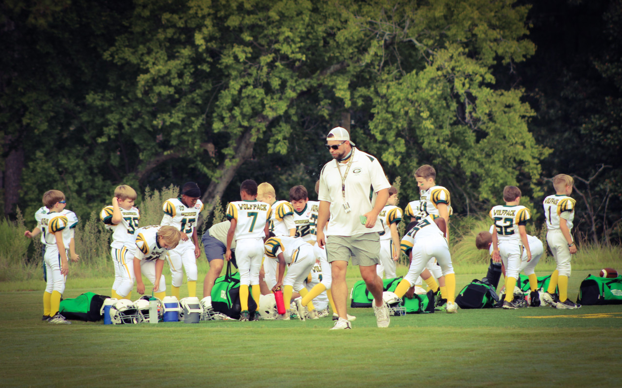 8U Augusta United vs Greenbrier East Georgia Pop Warner Football Game 28 August 2021