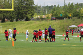 8U BLACK Augusta United vs Greenbrier East Georgia Pop Warner Photos 28 August 2021