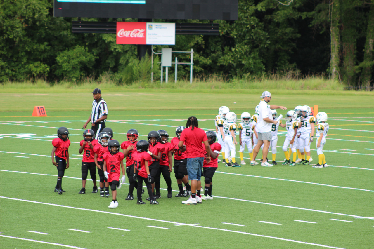 8U Augusta United vs Greenbrier East Georgia Pop Warner Football Game 28 August 2021