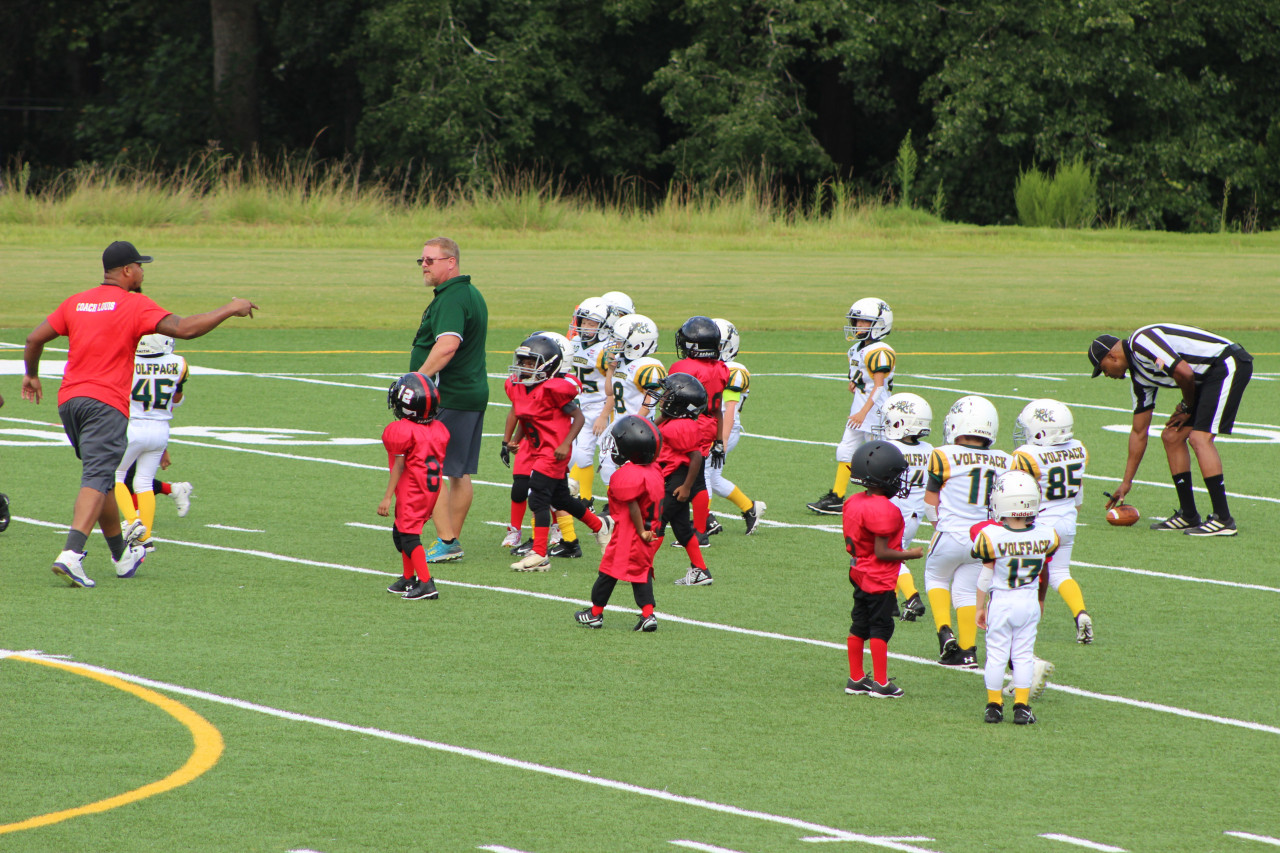 8U Augusta United vs Greenbrier East Georgia Pop Warner Football Game 28 August 2021