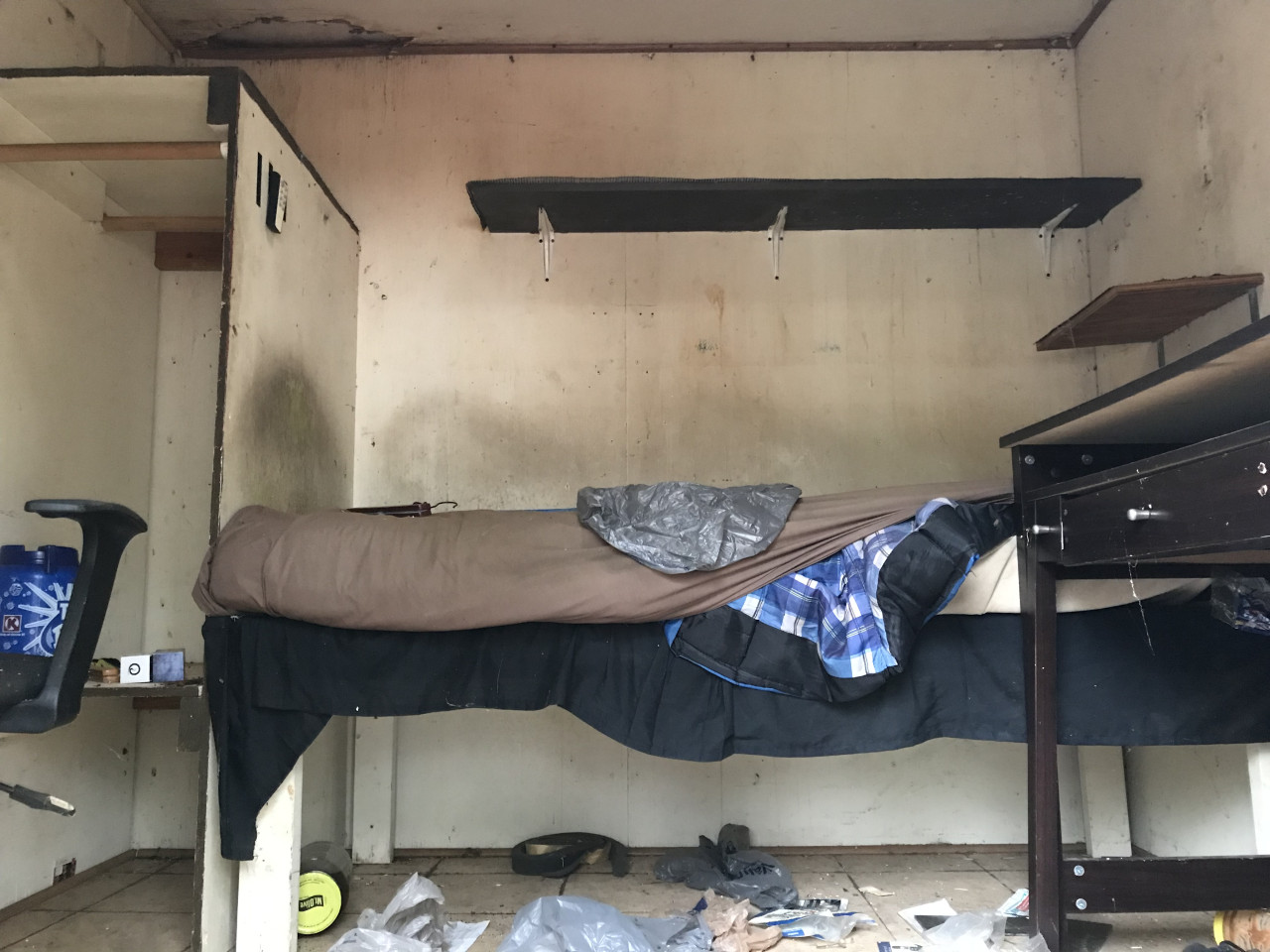 Then The inside of the sleeper. Then…. before the clean up & paint TopKick Truck. Looking for mattress size 72x32 if you know anything.. click to here to contribute to moneyboytv continue light the community