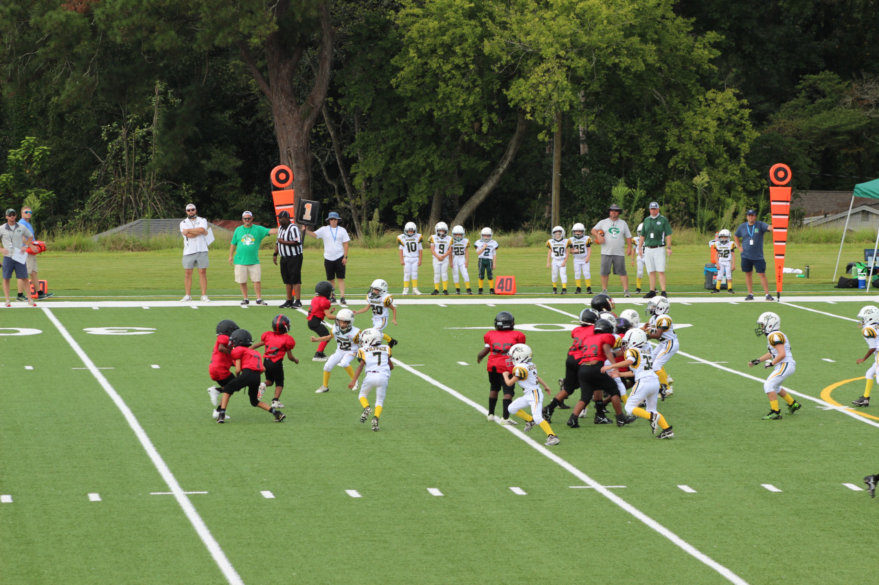 8U Augusta United vs Greenbrier East Georgia Pop Warner Football Game 28 August 2021