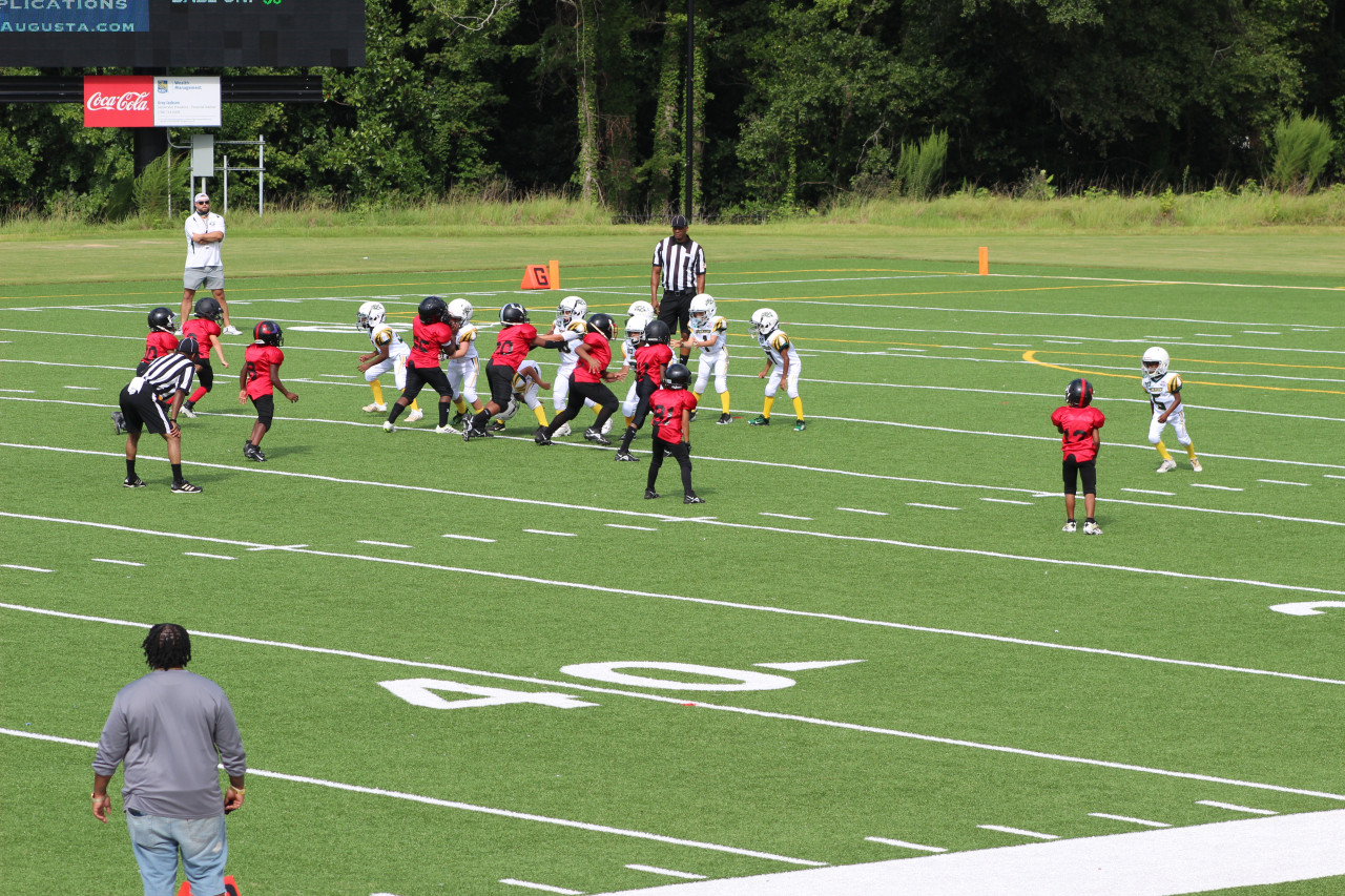 8U Augusta United vs Greenbrier East Georgia Pop Warner Football Game 28 August 2021