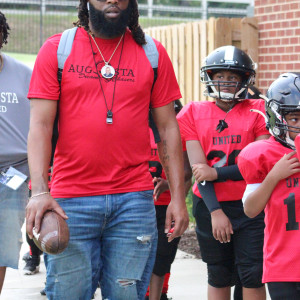 8U Augusta United vs Greenbrier East Georgia Pop Warner Football Game 28 August 2021