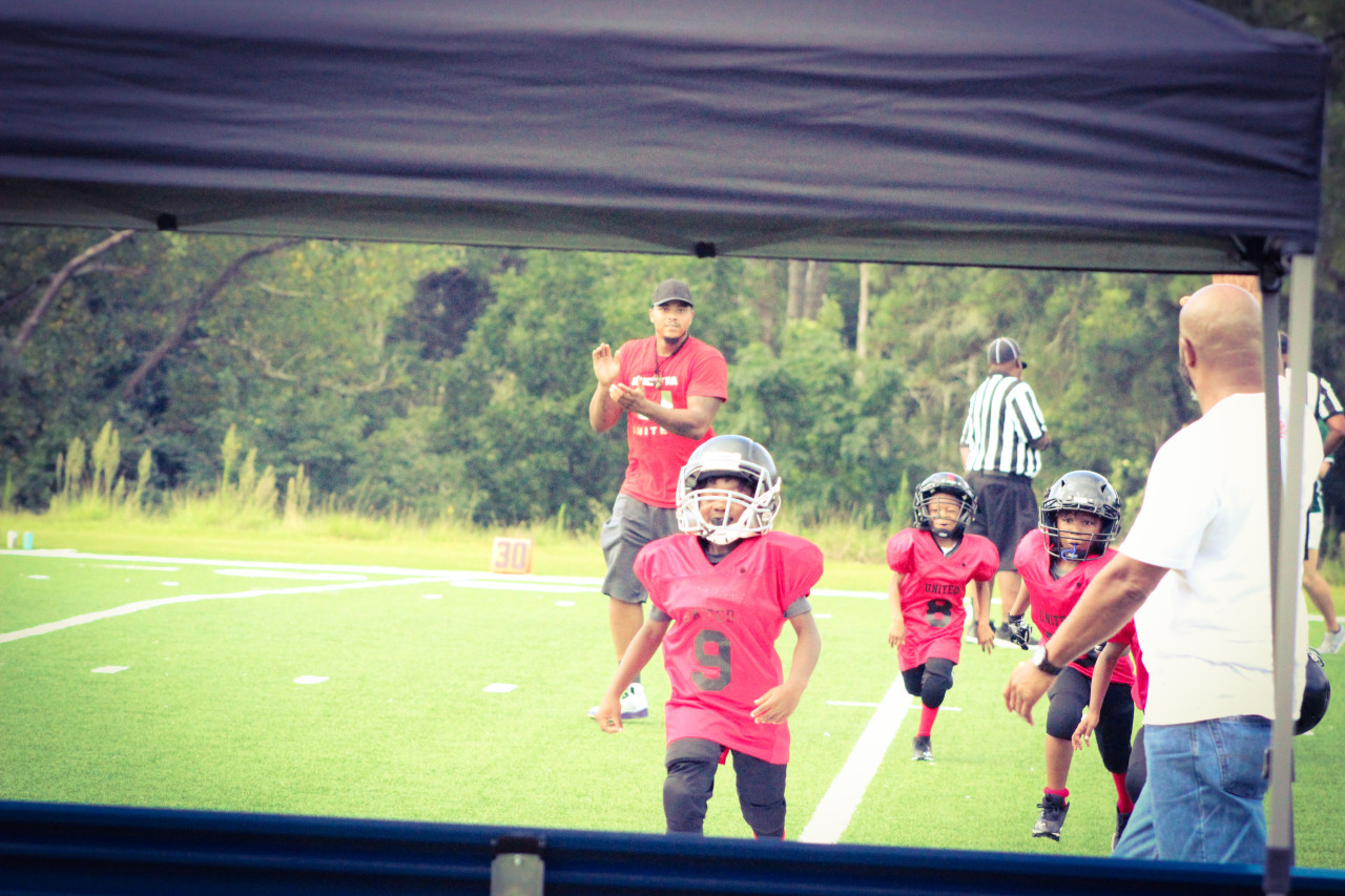 8U Augusta United vs Greenbrier East Georgia Pop Warner Football Game 28 August 2021