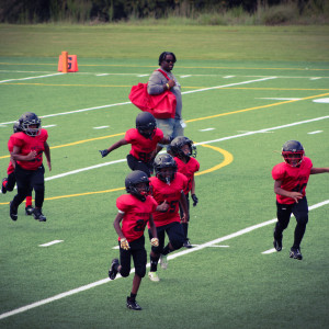 8U Augusta United vs Greenbrier East Georgia Pop Warner Football Game 28 August 2021