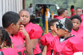 8U Augusta United vs Greenbrier East Georgia Pop Warner Football Game 28 August 2021