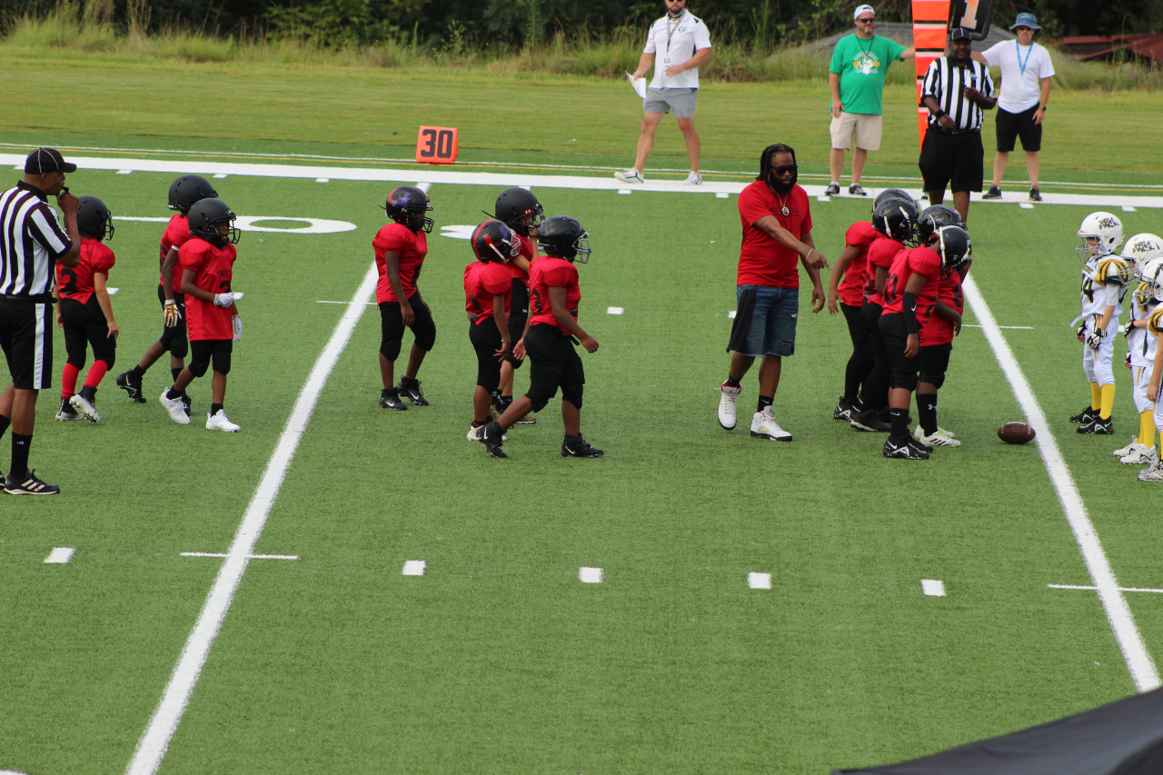 8U Augusta United vs Greenbrier East Georgia Pop Warner Football Game 28 August 2021