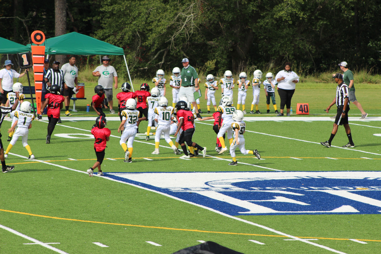 8U Augusta United vs Greenbrier East Georgia Pop Warner Football Game 28 August 2021