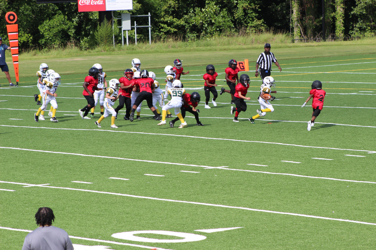 8U Augusta United vs Greenbrier East Georgia Pop Warner Football Game 28 August 2021