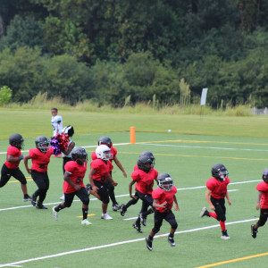 8U Augusta United vs Greenbrier East Georgia Pop Warner Football Game 28 August 2021