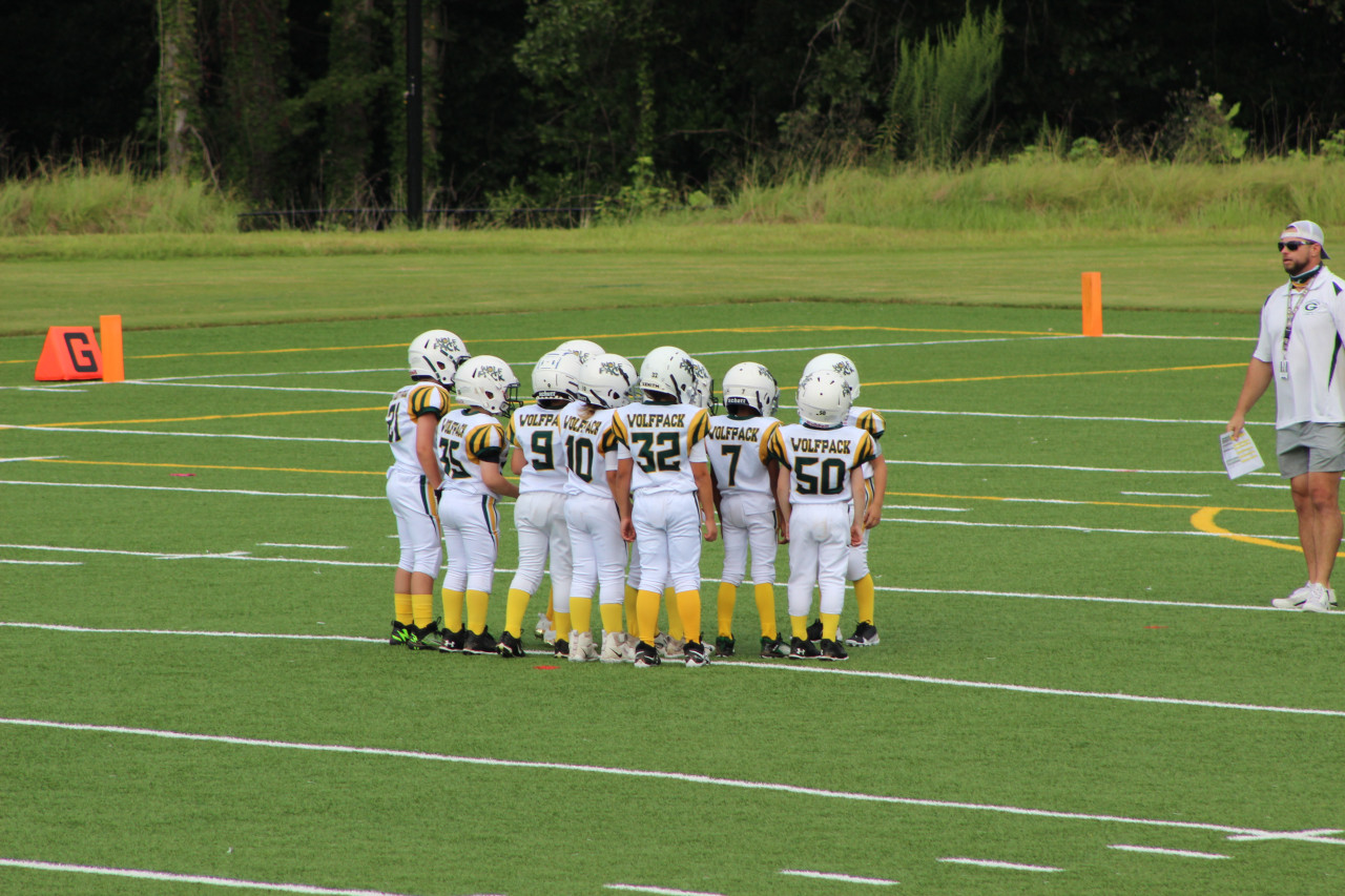 8U Augusta United vs Greenbrier East Georgia Pop Warner Football Game 28 August 2021