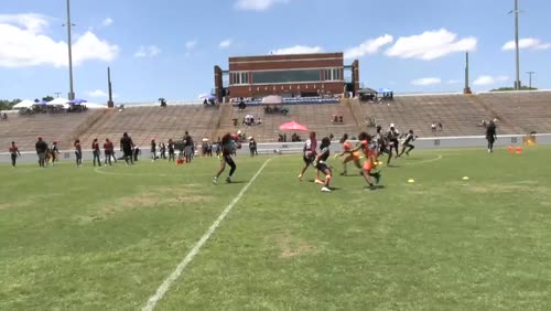 Tyreonna Whitehead Last CGFFL game until the high School season kick off.