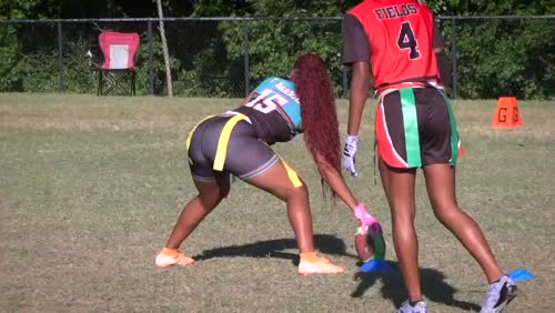 Tyreonna Whitehead mic'd up vs Falcons Where is the play book?!